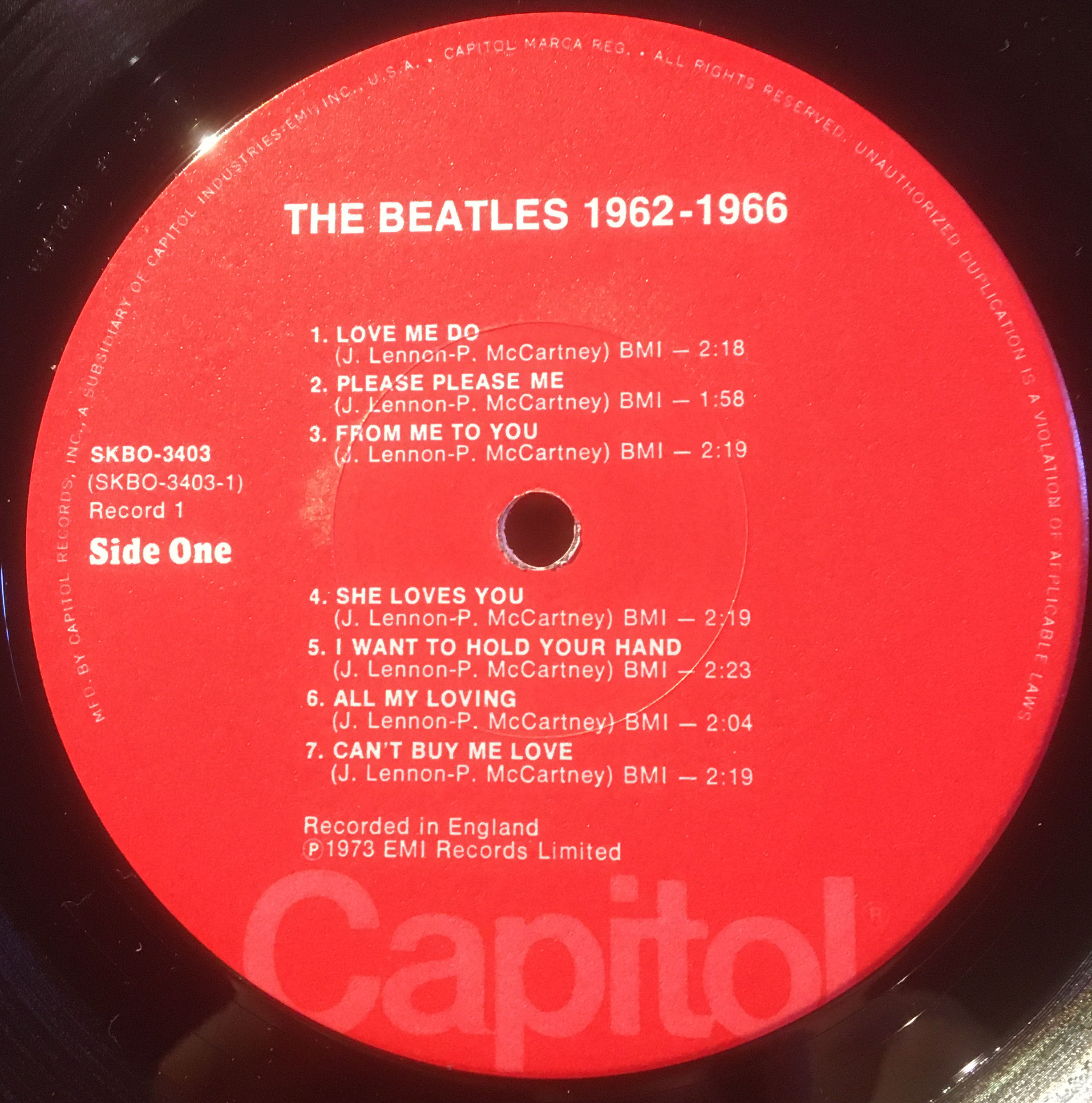 1962-1966 - Beatles, The (12” - 63) music collectible - Main Image 3
