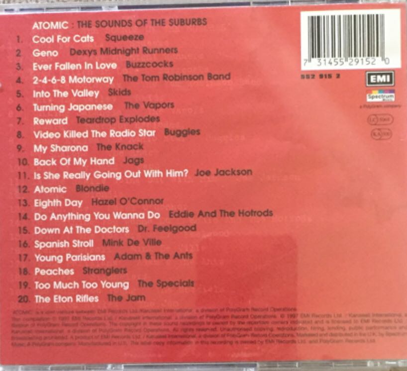 Atomic - Various (CD - 68) music collectible [Barcode 731455291520] - Main Image 2