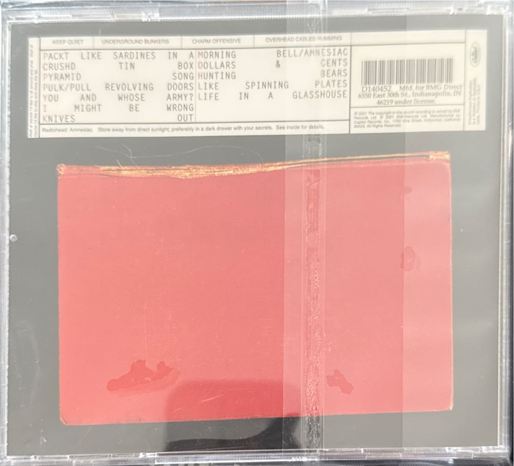 Amnesiac - Radiohead (CD) music collectible - Main Image 2