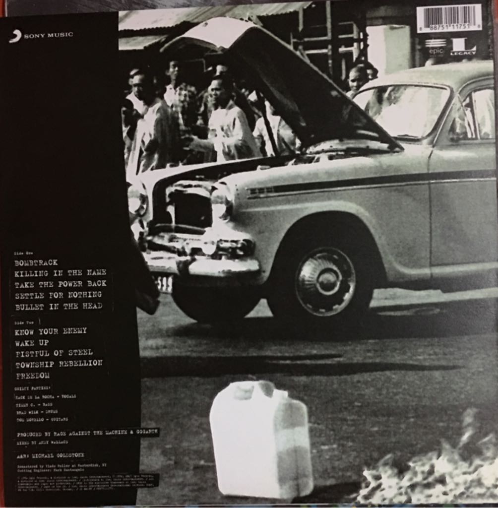 Rage Against The Machine - Rage Against The Machine (12”) music collectible - Main Image 2
