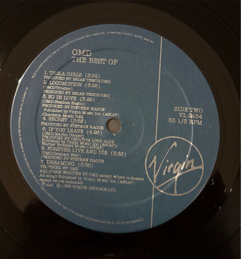 The Best Of Omd - Orchestral Manoeuvres In The Dark (12”) music collectible [Barcode 6009509306525] - Main Image 4