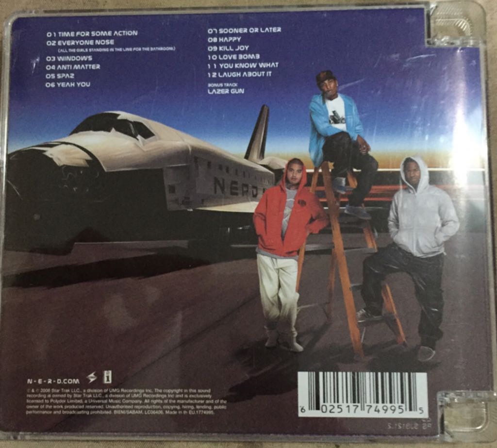 Seeing Sounds - N.E.R.D. (CD) music collectible [Barcode 602517749955] - Main Image 2