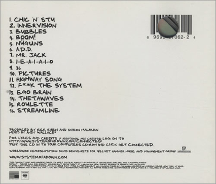 Steal This Album! - System Of A Down (CD - 43) music collectible [Barcode 5099751024828] - Main Image 2