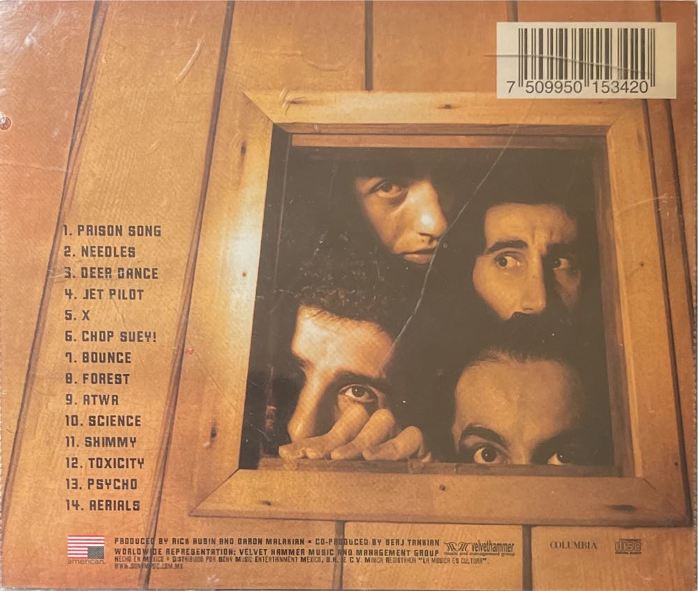 Toxicity - System Of A Down (CD) music collectible [Barcode 7509950153420] - Main Image 2