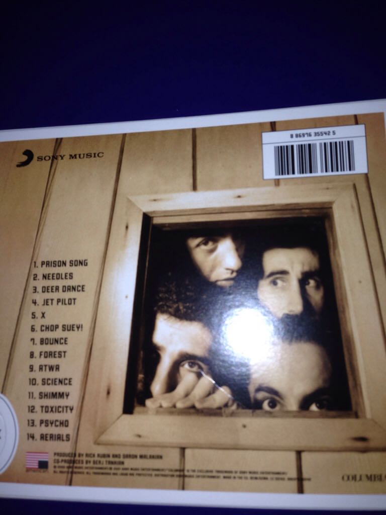 Toxicity - System Of A Down (CD) music collectible [Barcode 886976355425] - Main Image 2