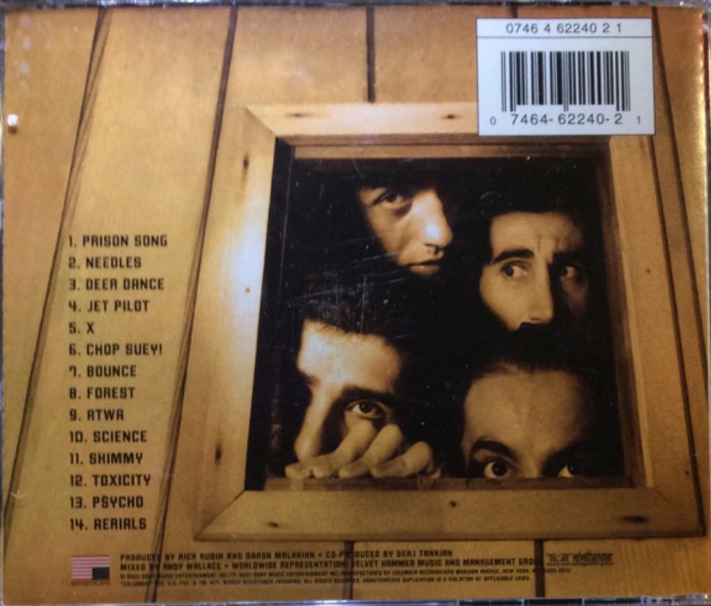 Toxicity - System Of A Down (CD) music collectible - Main Image 2