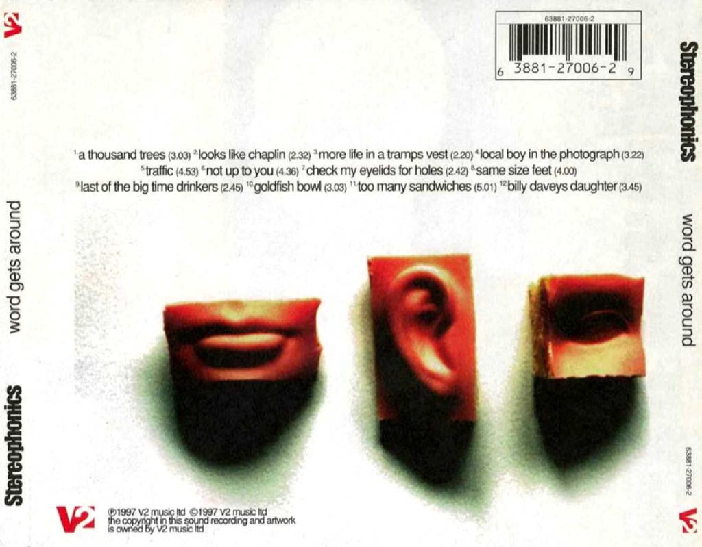 Word Gets Around - Stereophonics (CD) music collectible [Barcode 5033197004327] - Main Image 2