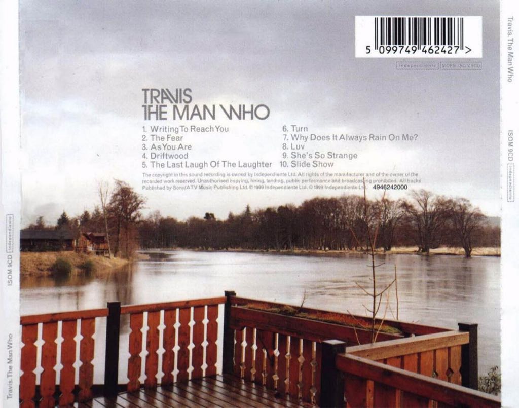 The Man Who - Travis (CD) music collectible [Barcode 5099749462496] - Main Image 2