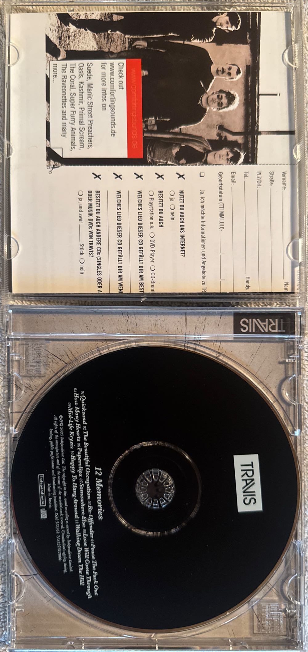 12 Memories - Travis (CD) music collectible [Barcode 5099751276128] - Main Image 3