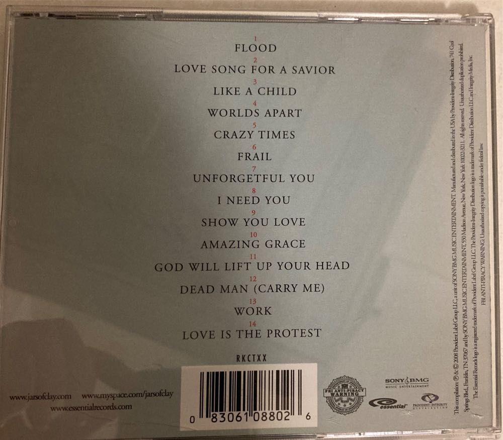 Greatest Hits - Jars Of Clay (CD) music collectible [Barcode 083061088026] - Main Image 2