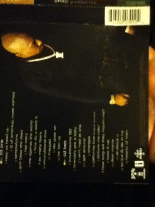 Greatest Hits - 2pac (CD - 15443) music collectible [Barcode 606949030124] - Main Image 2