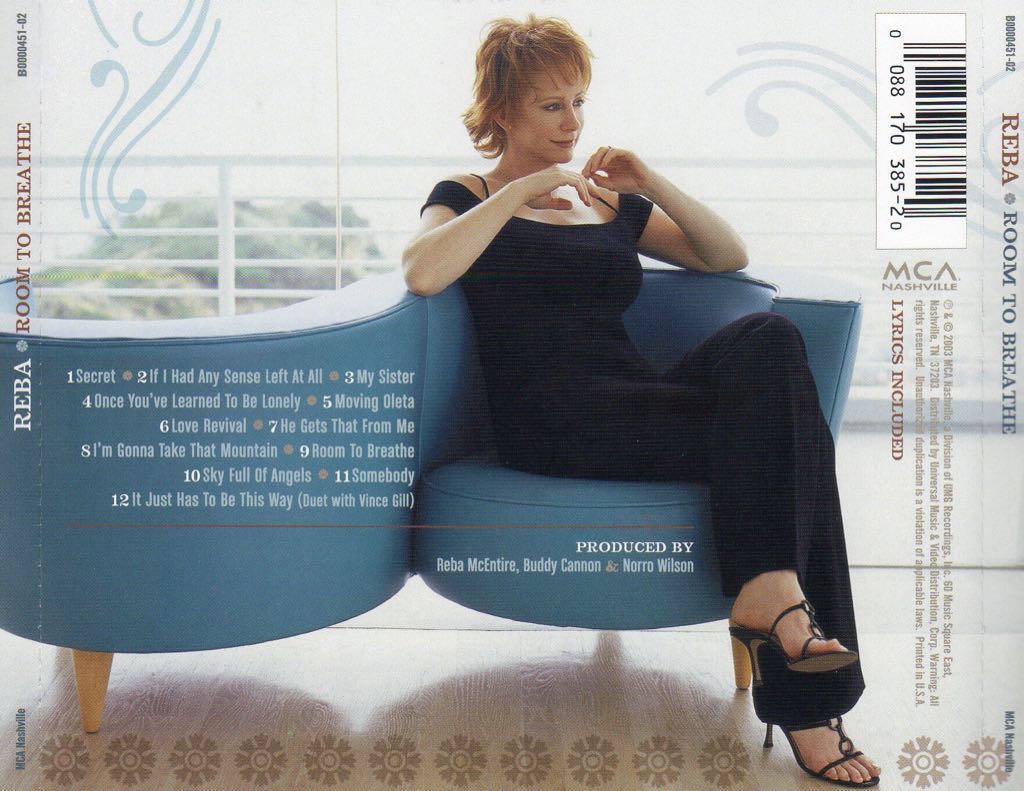 Room To Breathe - Reba McEntire (CD) music collectible - Main Image 2