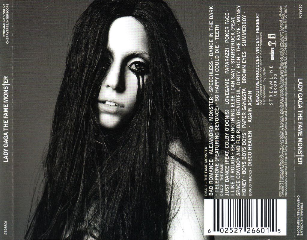 Fame Monster - Lady Gaga (CD - 34) music collectible [Barcode 602527210360] - Main Image 2