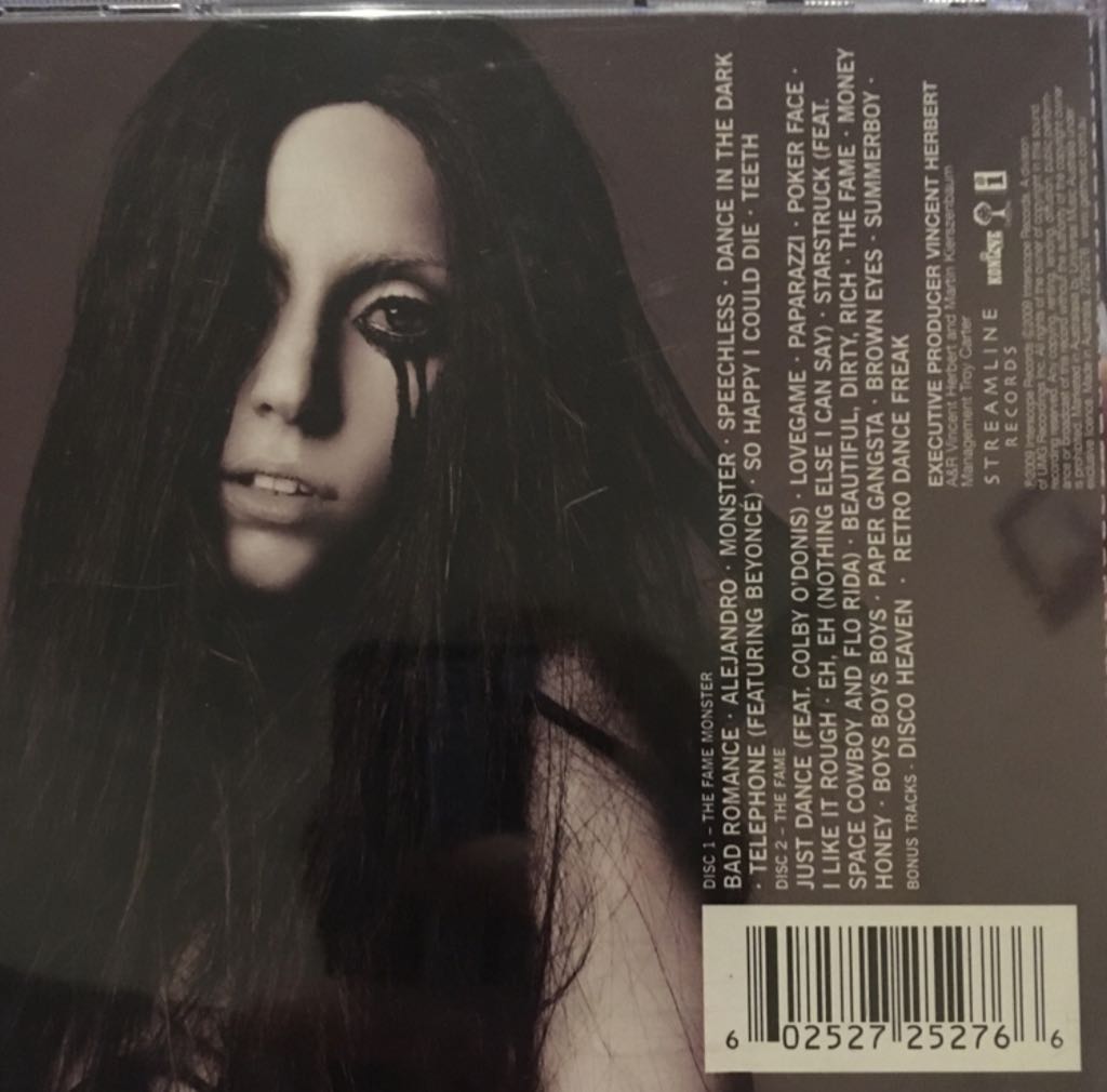 The Fame Monster - Lady Gaga (CD - 119) music collectible [Barcode 602527252766] - Main Image 2