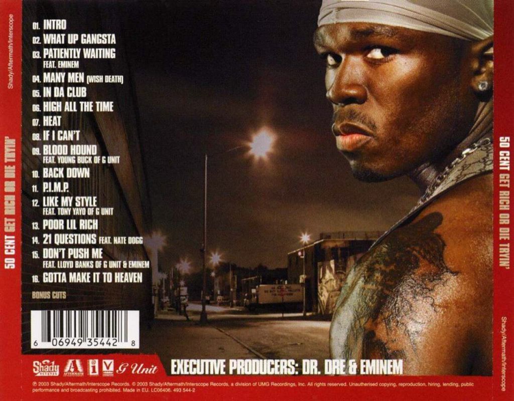 Get Rich Or Die Trying - 50 Cent (CD - 69) music collectible [Barcode 606949354428] - Main Image 2