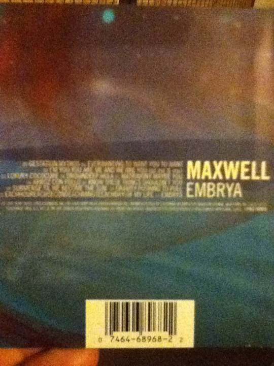 Embrya - Maxwell (CD) music collectible [Barcode 074646896822] - Main Image 2