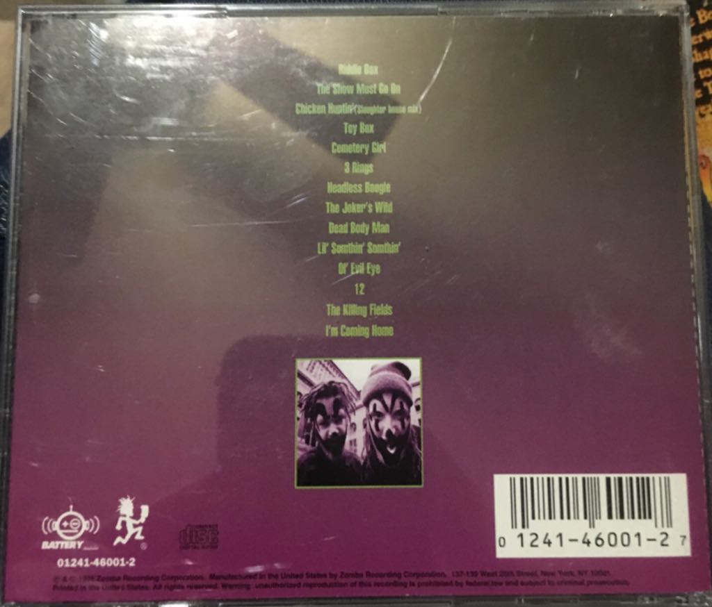 Riddle Box - Insane Clown Posse (CD - 71) music collectible [Barcode 012414600127] - Main Image 2