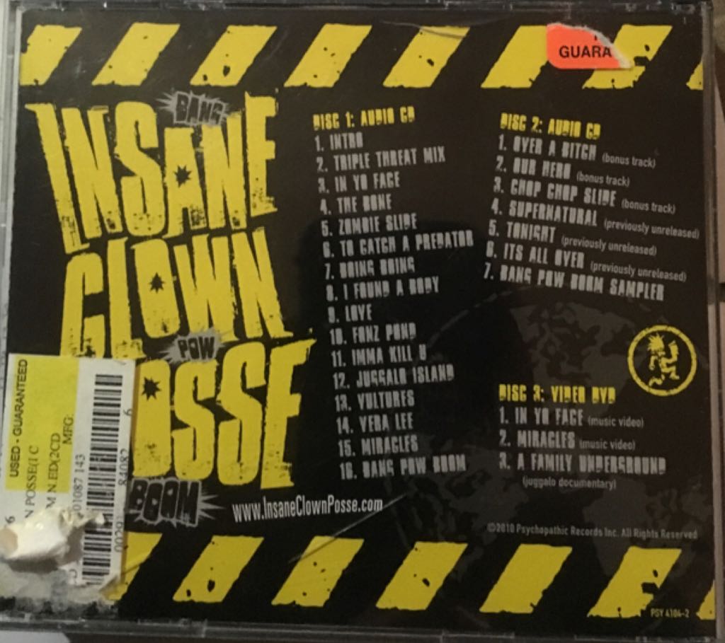Bang! Pow! Boom! Nuclear Version - Insane Clown Posse (CD) music collectible [Barcode 756504410424] - Main Image 2