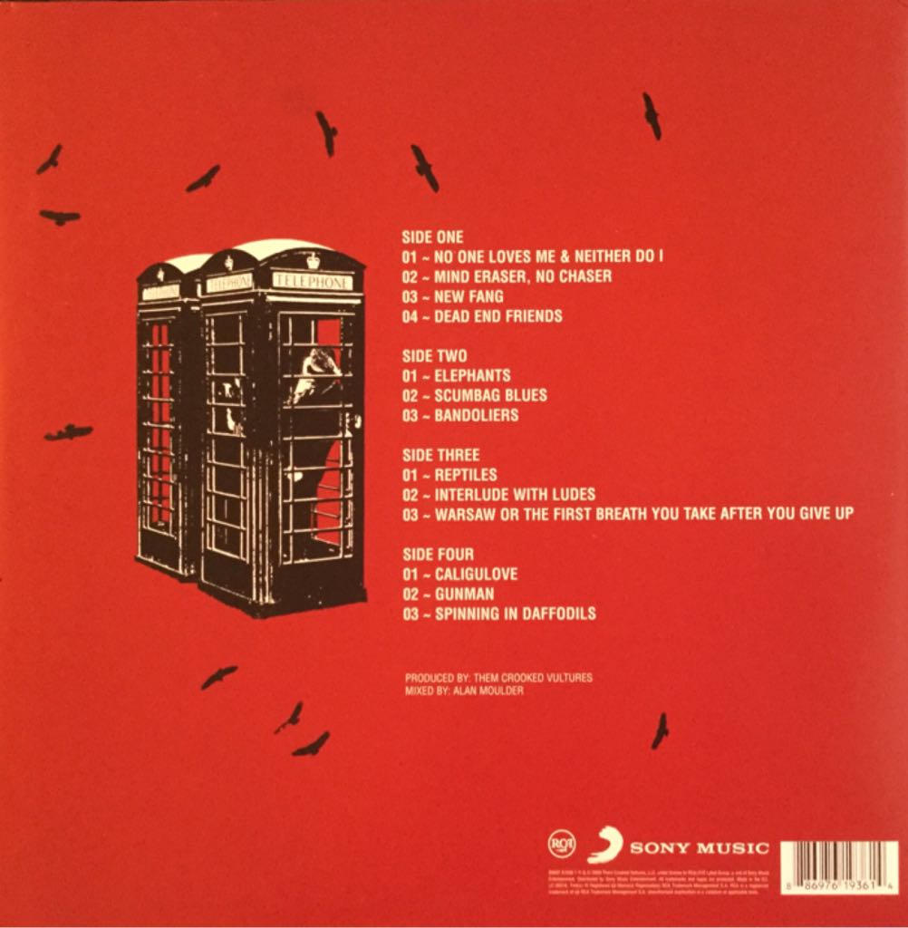 Them Crooked Vultures - Them Crooked Vultures (12” - 66) music collectible [Barcode 602527272313] - Main Image 2