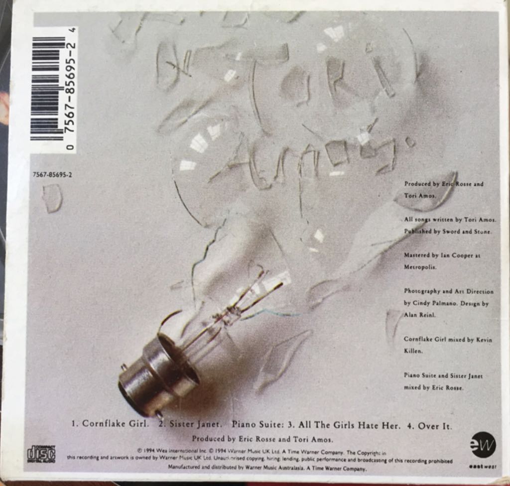 Cornflake Girl - Tori Amos (CD) music collectible [Barcode 075678569524] - Main Image 2