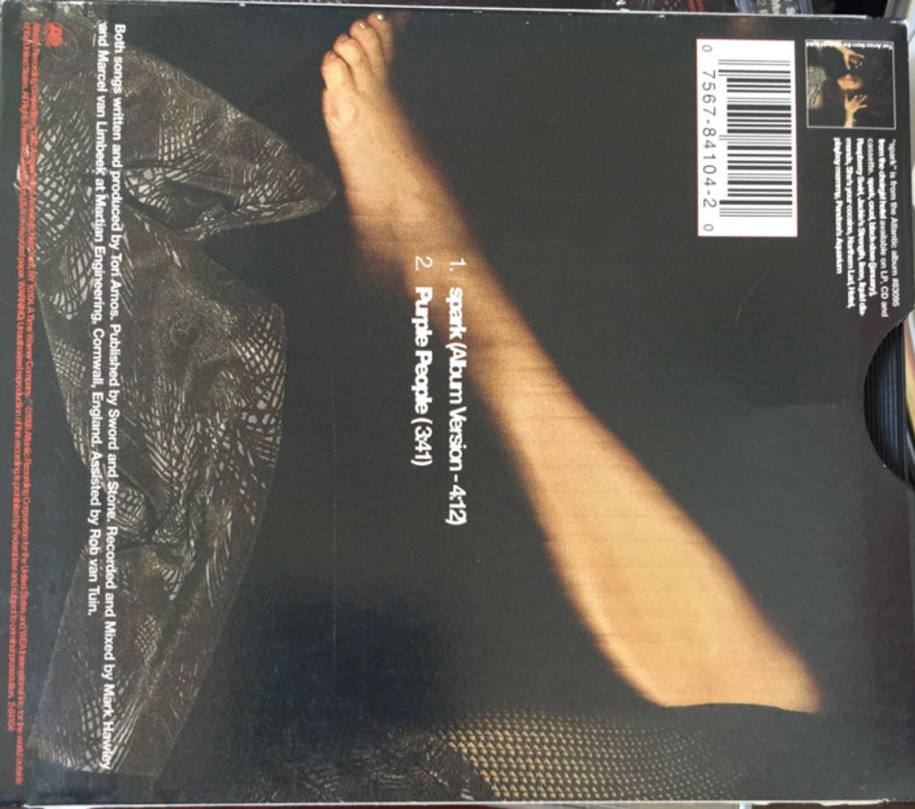 Spark - Tori Amos (CD) music collectible [Barcode 075678410420] - Main Image 2