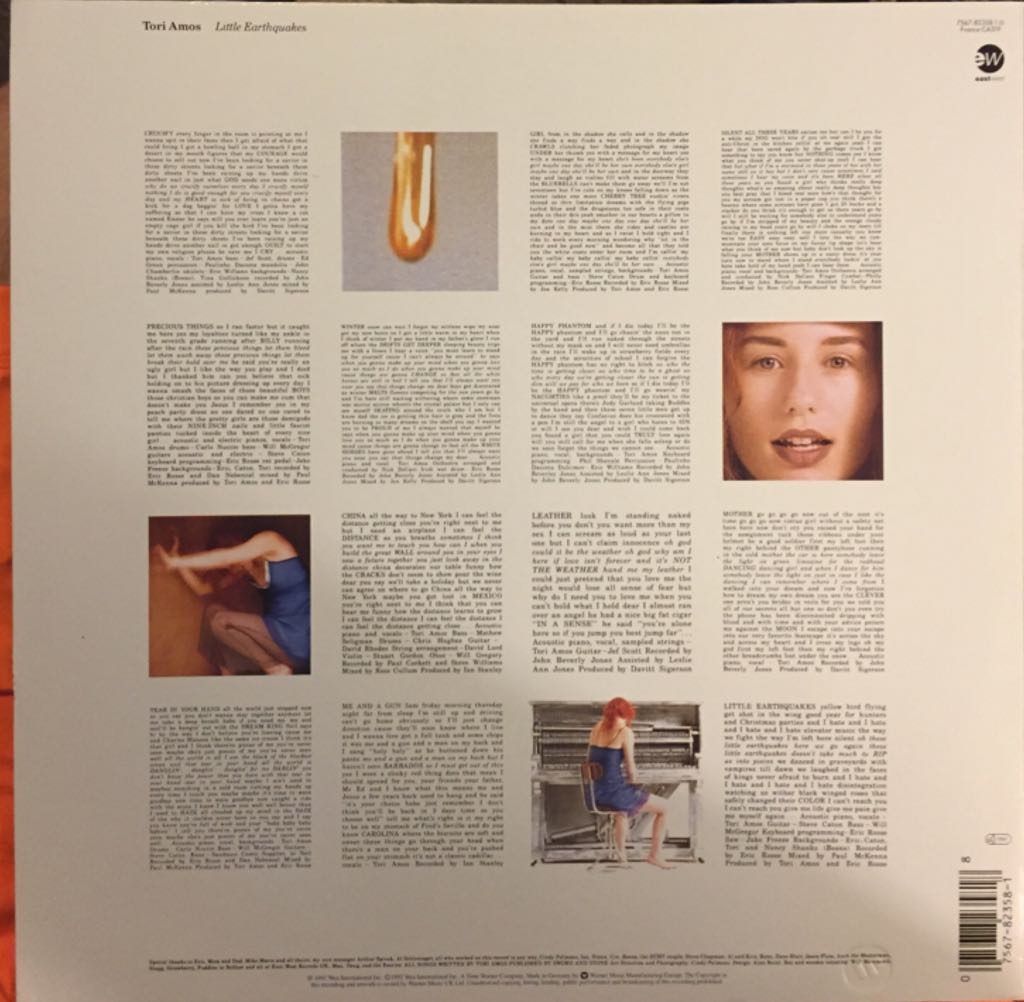 Little Earthquakes - Tori Amos (CD) music collectible [Barcode 075678235818] - Main Image 2