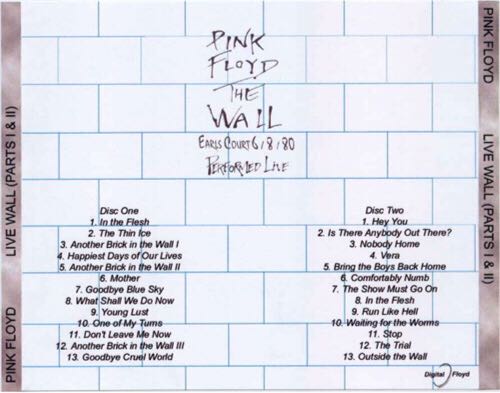 [1979] The Wall - Pink Floyd music collectible [Barcode 5099708848521] - Main Image 2