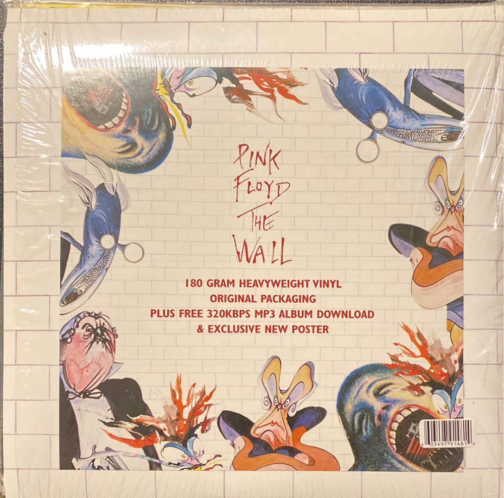 The Wall - Pink Floyd (12” - 80) music collectible [Barcode 603497914814] - Main Image 2