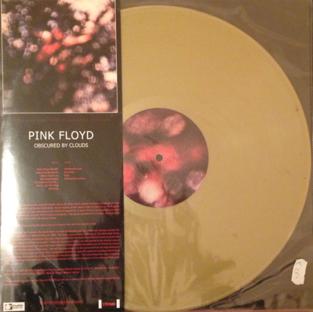 Obscured By Clouds - Pink Floyd music collectible - Main Image 1