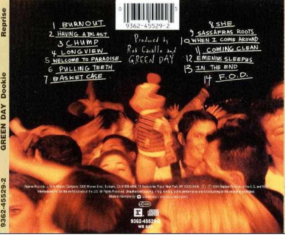 Dookie - Green Day (12”) music collectible - Main Image 2