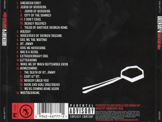 American Idiot - Green Day (MP3 - 5718) music collectible [Barcode 0093624897224] - Main Image 2