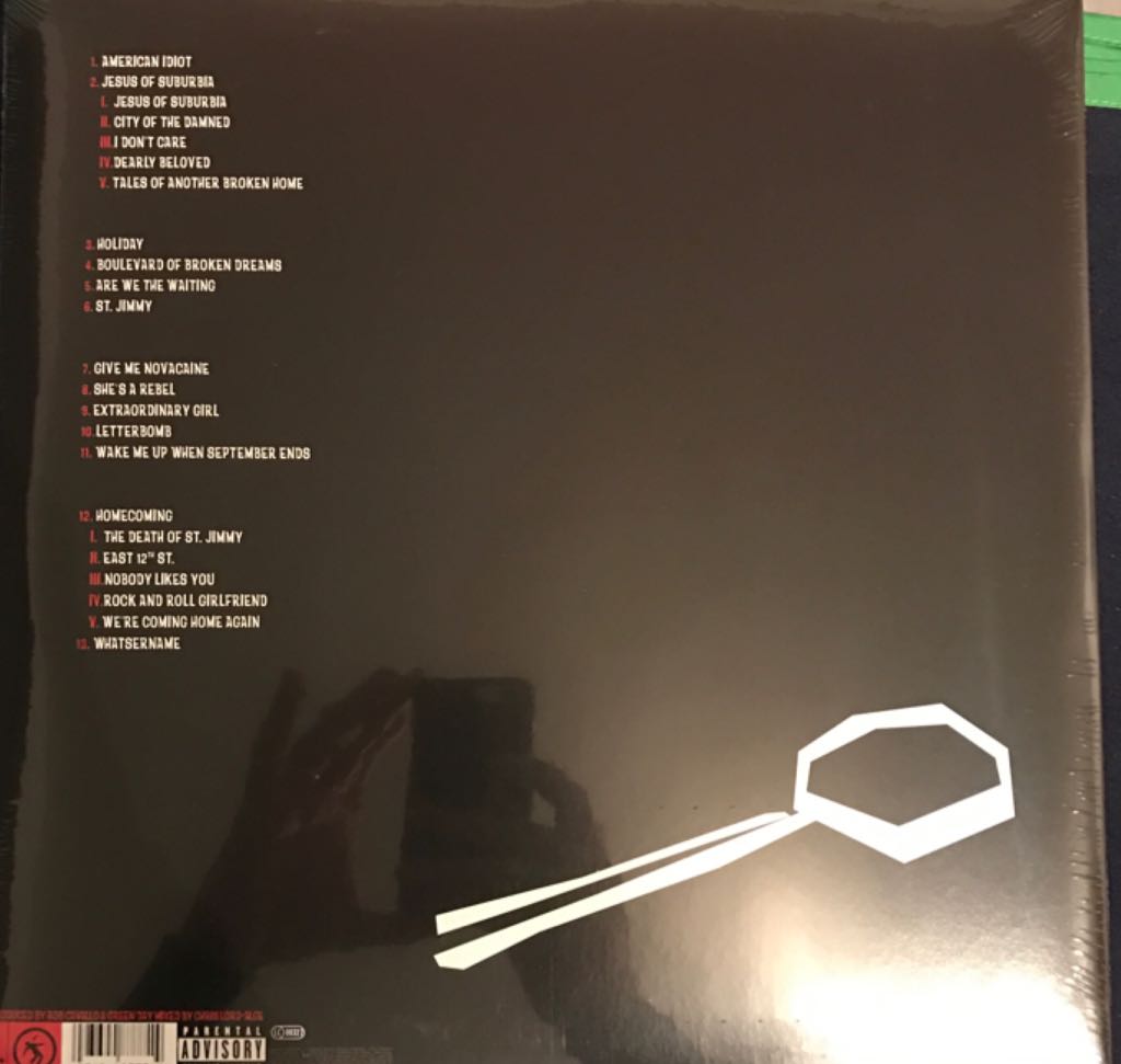 American Idiot - Green Day (12” - 58) music collectible [Barcode 093624877714] - Main Image 2
