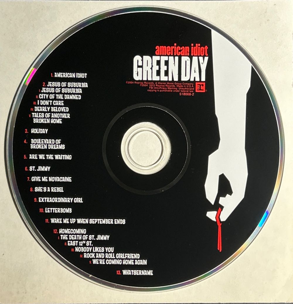 Green Day: American Idiot - Green Day (CD - 58) music collectible [Barcode 093624978558] - Main Image 4