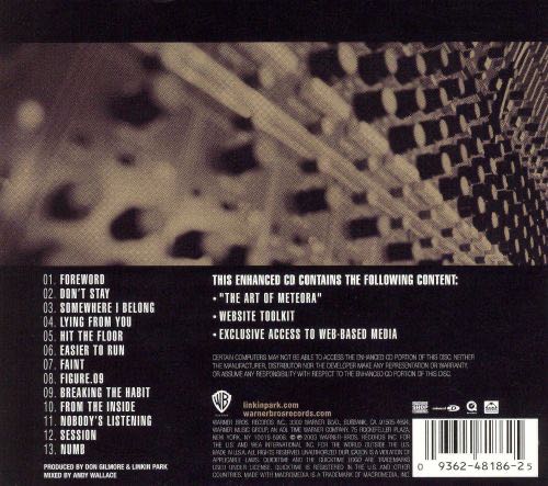 Meteora - Linkin Park (VinylDisc (vinyl CD)) music collectible [Barcode 093624546222] - Main Image 2