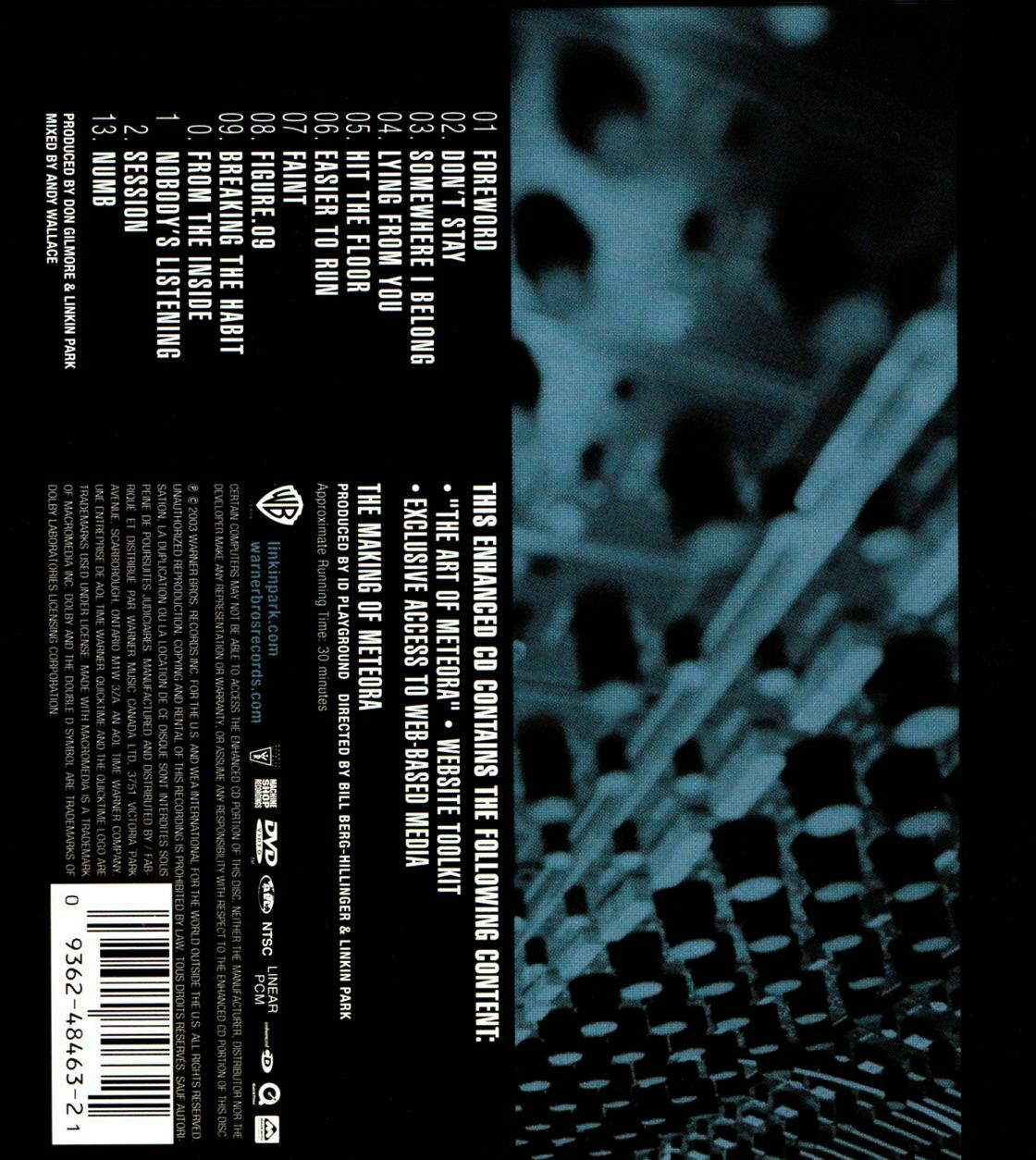 Meteora - Linkin Park (CD) music collectible [Barcode 093624846321] - Main Image 2