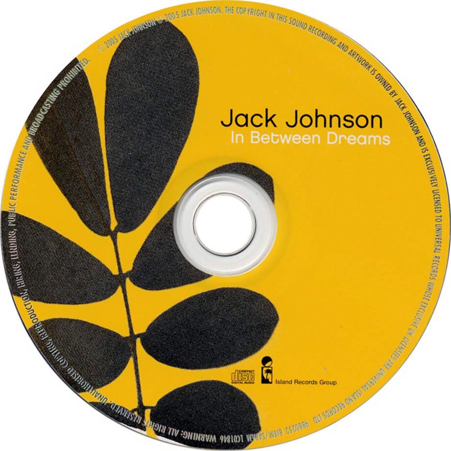 In Between Dreams - Jack Johnson (CD - 42) music collectible [Barcode 602498800331] - Main Image 4