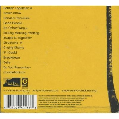 In Between Dreams - Jack Johnson (CD) music collectible [Barcode 602498815571] - Main Image 2
