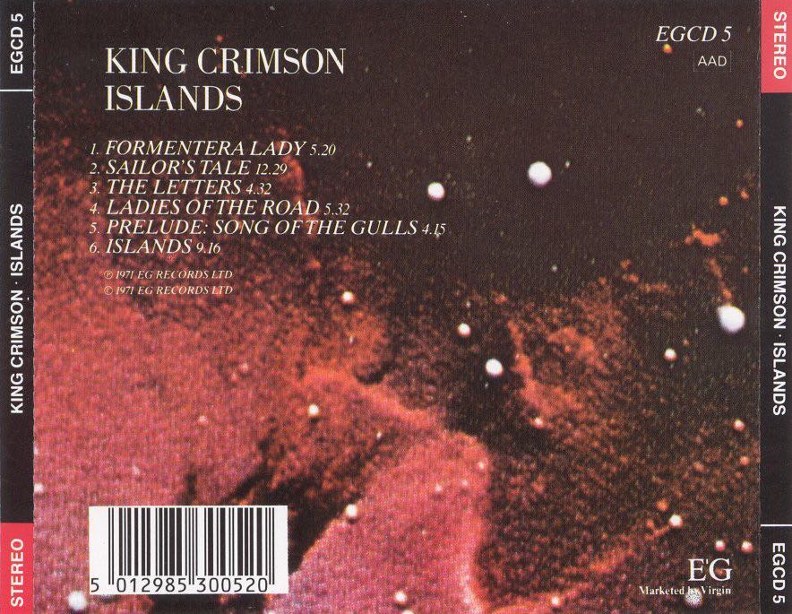 Islands - King Crimson (HDCD - 44) music collectible [Barcode 633367050427] - Main Image 2