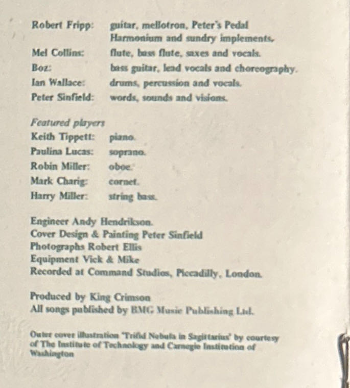 Islands - King Crimson (HDCD - 44) music collectible [Barcode 633367050427] - Main Image 3