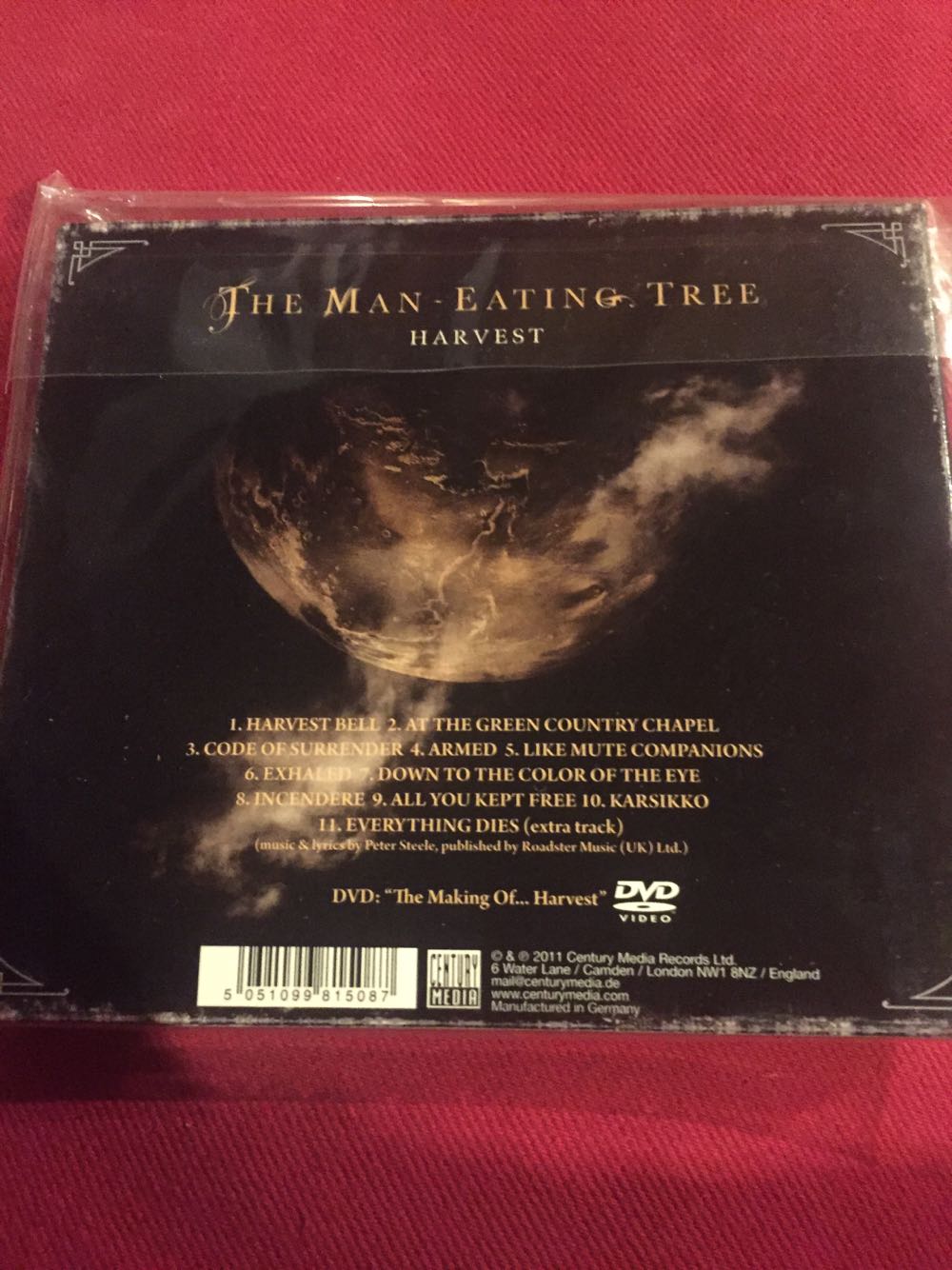Harvest - The Man Eating Tree (CD) music collectible [Barcode 5051099815087] - Main Image 2