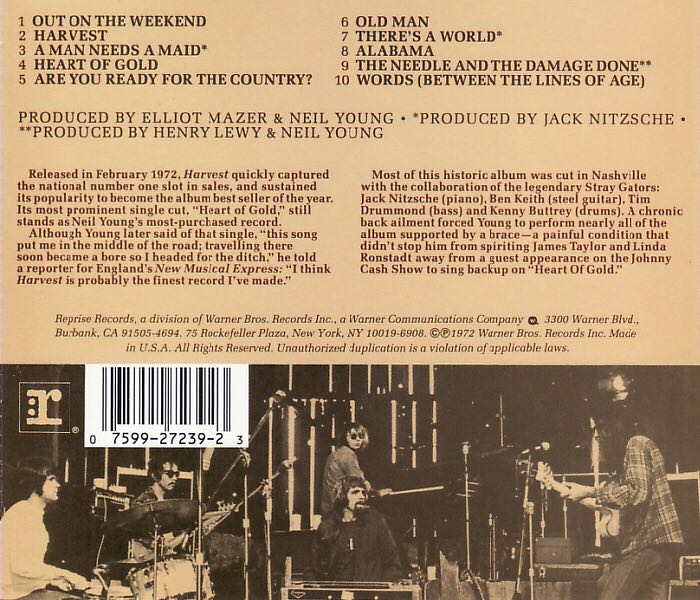 Harvest - Young, Neil (CD) music collectible - Main Image 2