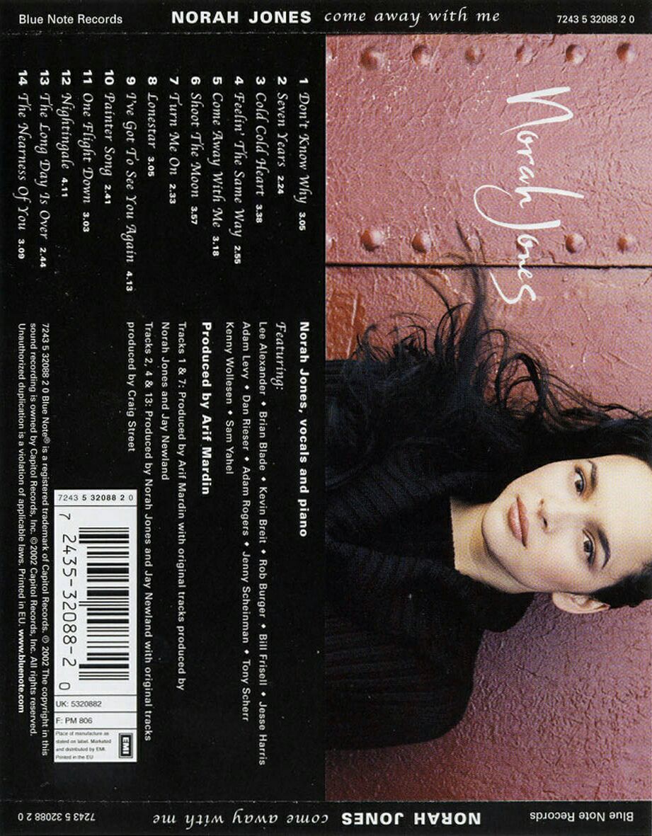 Come Away With Me - Jones, Norah (SACD - 48) music collectible [Barcode 724358188004] - Main Image 2