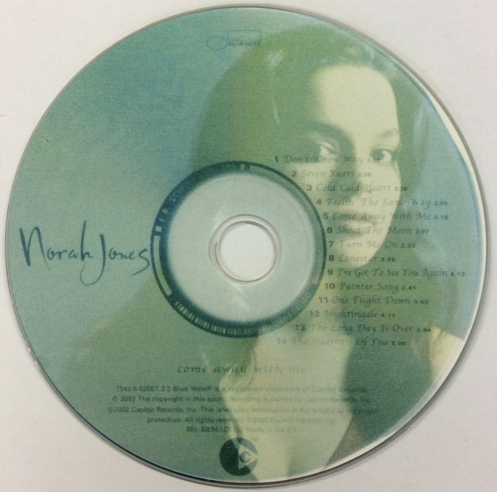 Come Away With Me - Jones, Norah (SACD - 48) music collectible [Barcode 724358188004] - Main Image 4