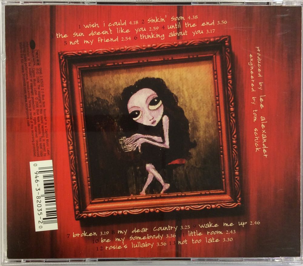 Not Too Late - Norah Jones (CD - 45) music collectible [Barcode 094638203520] - Main Image 3