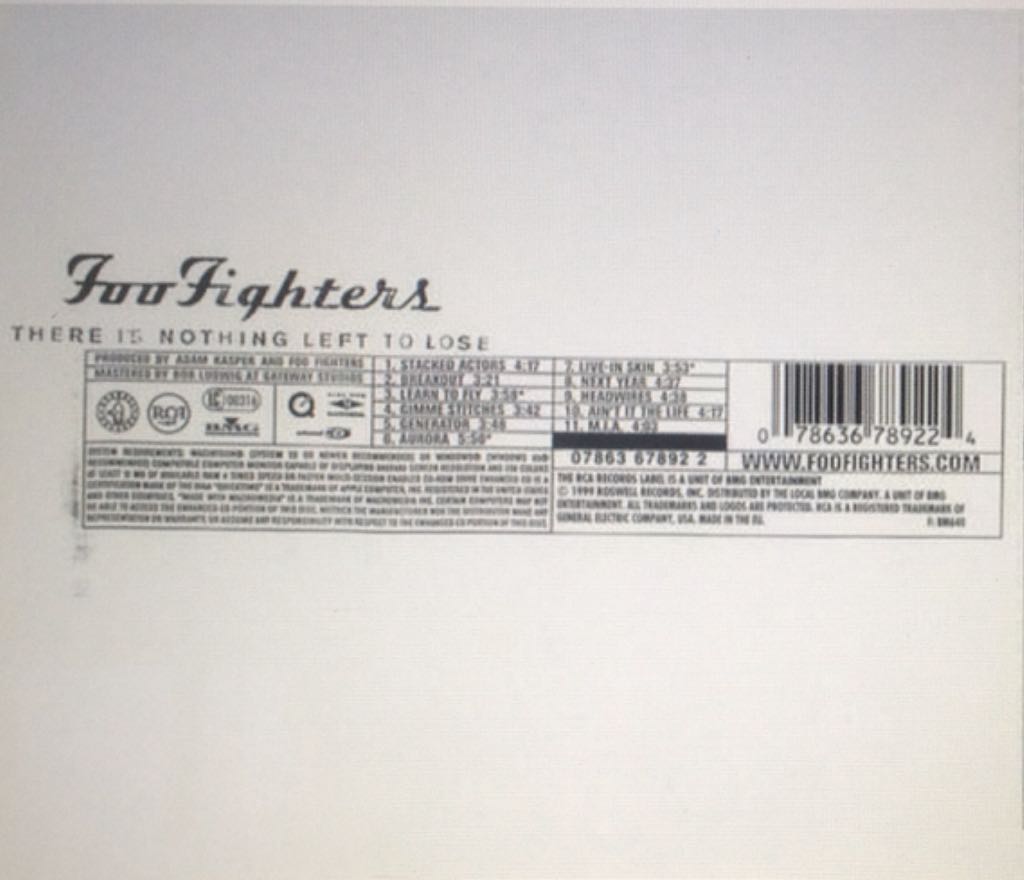 There is Nothing Left to Lose - Foo Fighters (MP3 - 4619) music collectible - Main Image 2