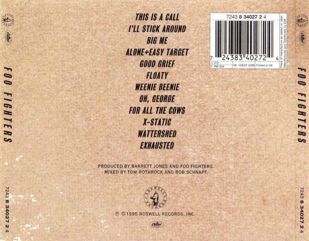 Foo Fighters - Foo Fighters (12”) music collectible - Main Image 2