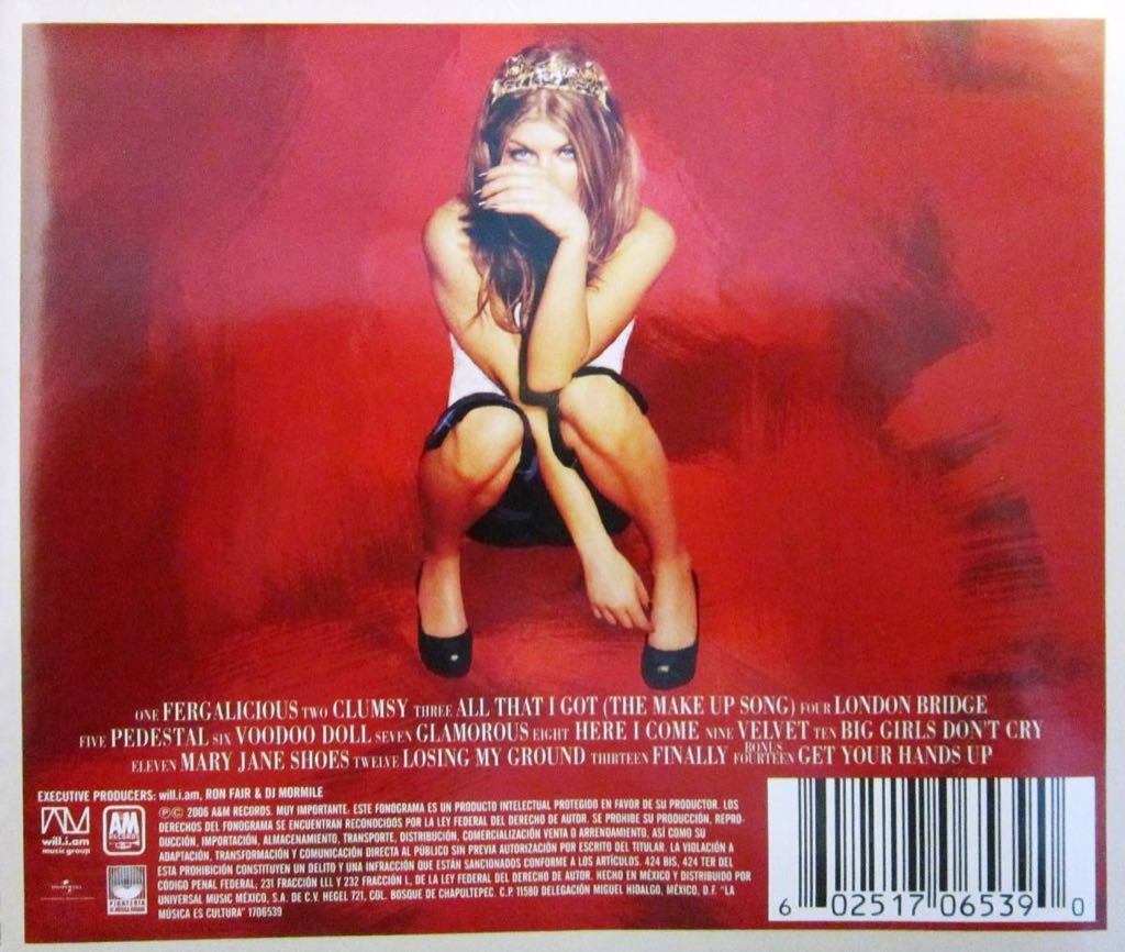 The Dutchess - Fergie (CD) music collectible [Barcode 602517065338] - Main Image 2