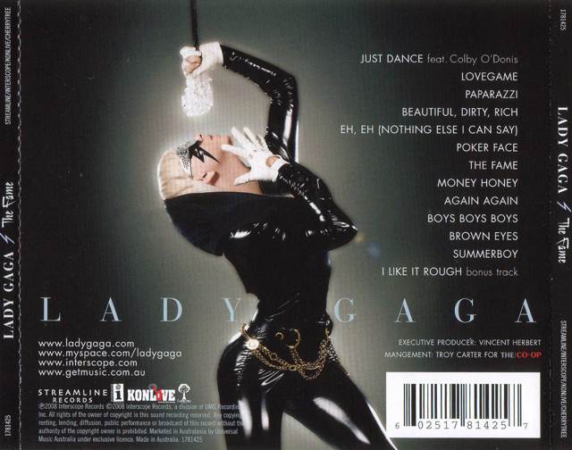The Fame - Lady Gaga (CD - 42) music collectible [Barcode 602517664890] - Main Image 2