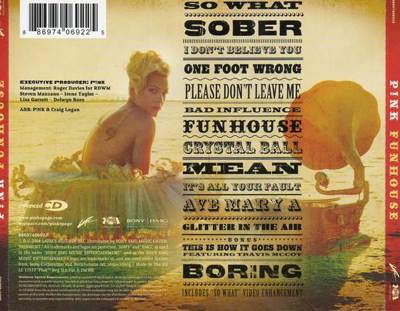 Funhouse - P!nk (CD - 47) music collectible [Barcode 886974064923] - Main Image 2