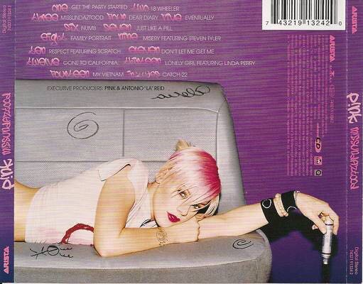 Missundaztood - P!nk (CD - 61) music collectible [Barcode 743219132420] - Main Image 2